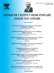 Annales de l'Institut Henri Poincare (C) Non Linear Analysis