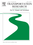 مجله علمی  تحقیقات حمل و نقل؛ بخش D: حمل و نقل و محیط زیست