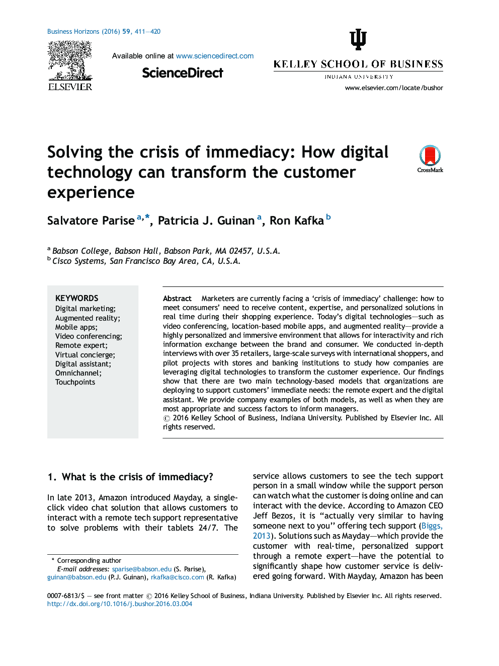 حل بحران و بی واسطه: چگونه فن آوری دیجیتال می تواند تجربه مشتری را دگرگون کند