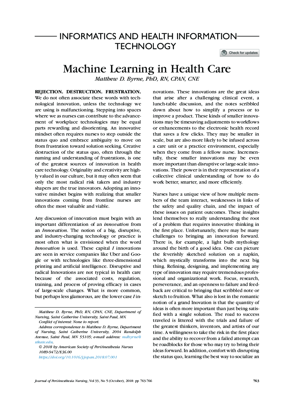 آموزش ماشین در مراقبت های بهداشتی