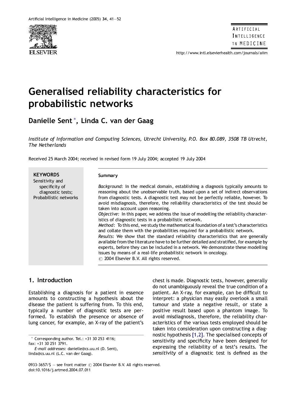Generalised reliability characteristics for probabilistic networks