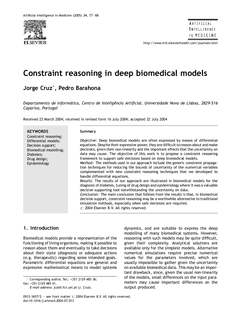 Constraint reasoning in deep biomedical models