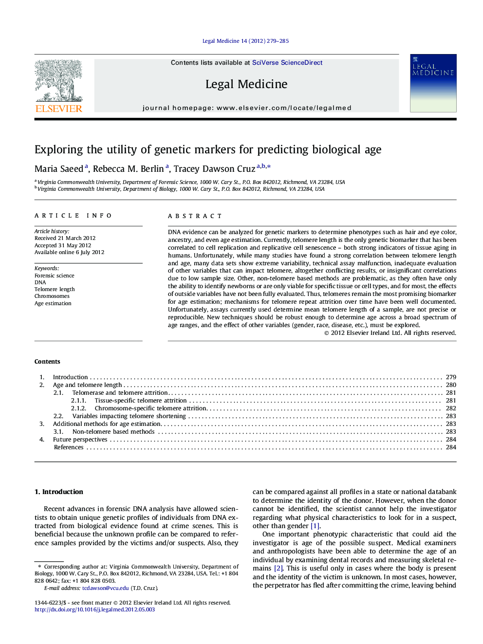 Exploring the utility of genetic markers for predicting biological age