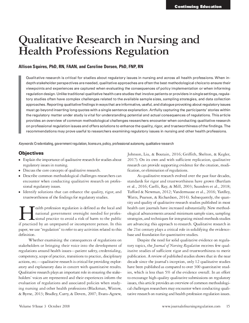 تحقیقات کیفی در مقررات پرستاری و بهداشت حرفه ای