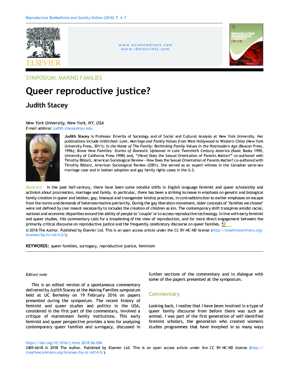 Queer reproductive justice?