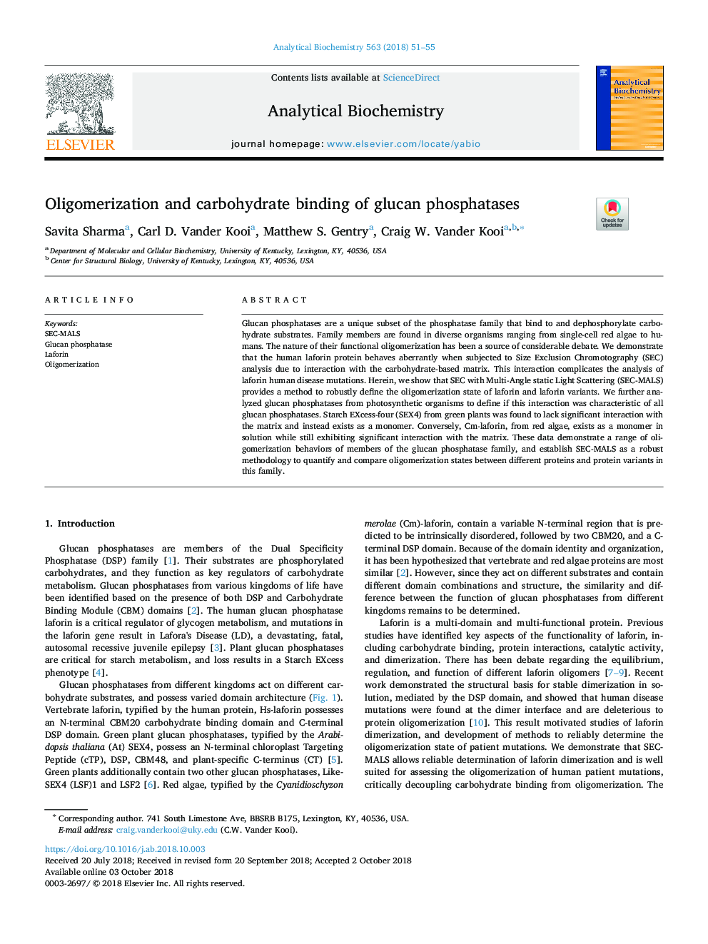 Oligomerization and carbohydrate binding of glucan phosphatases
