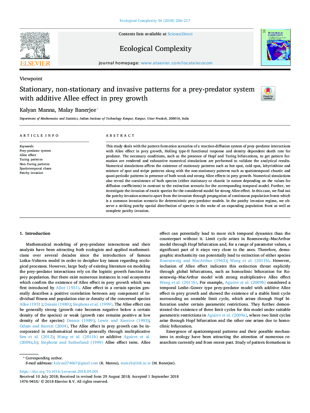 Stationary, non-stationary and invasive patterns for a prey-predator system with additive Allee effect in prey growth