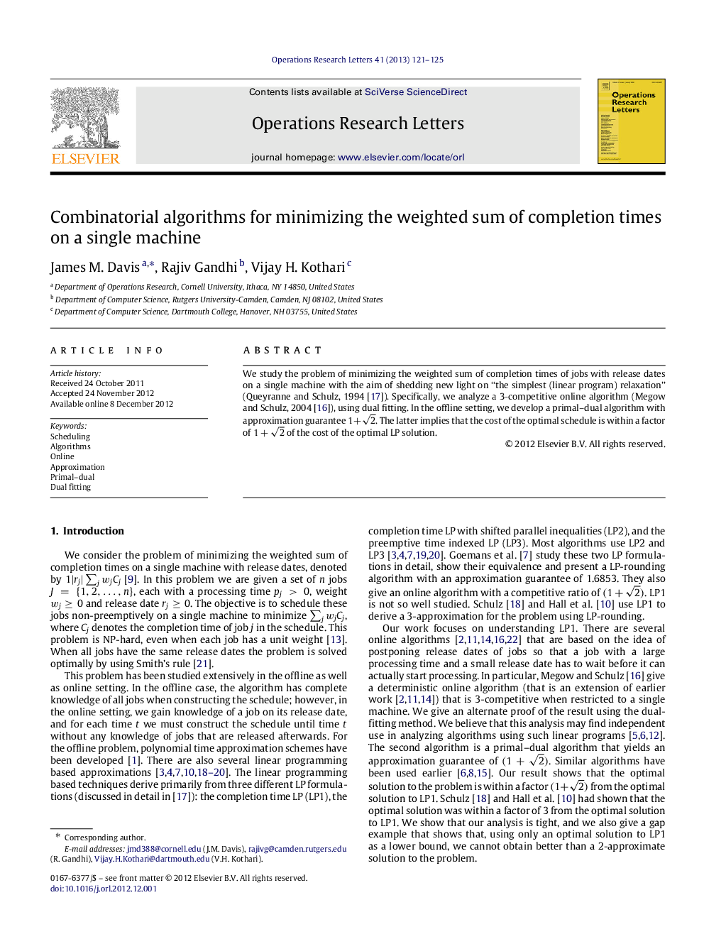 Combinatorial algorithms for minimizing the weighted sum of completion times on a single machine