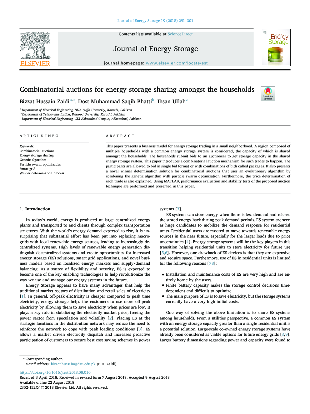 مزایده های ترکیبی برای ذخیره سازی ذخیره انرژی در میان خانوارها