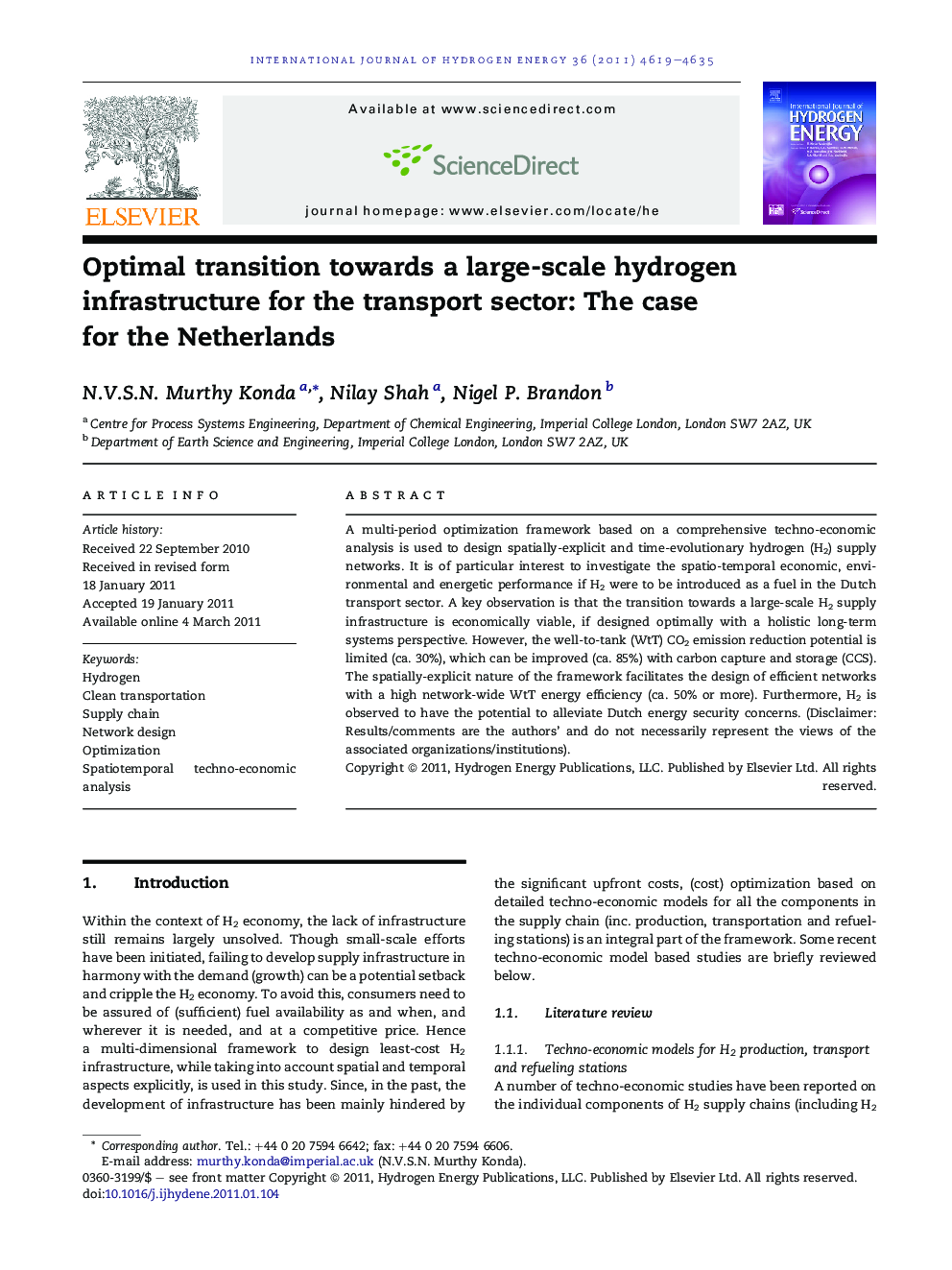 Optimal transition towards a large-scale hydrogen infrastructure for the transport sector: The case for the Netherlands