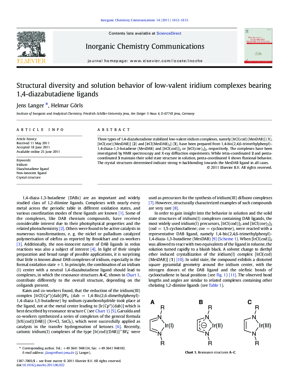 Structural diversity and solution behavior of low-valent iridium complexes bearing 1,4-diazabutadiene ligands