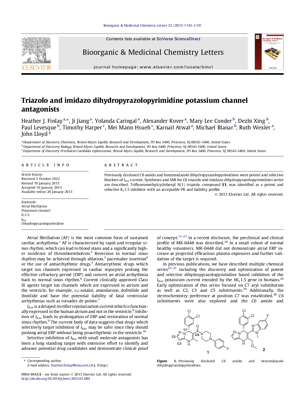 Triazolo and imidazo dihydropyrazolopyrimidine potassium channel antagonists