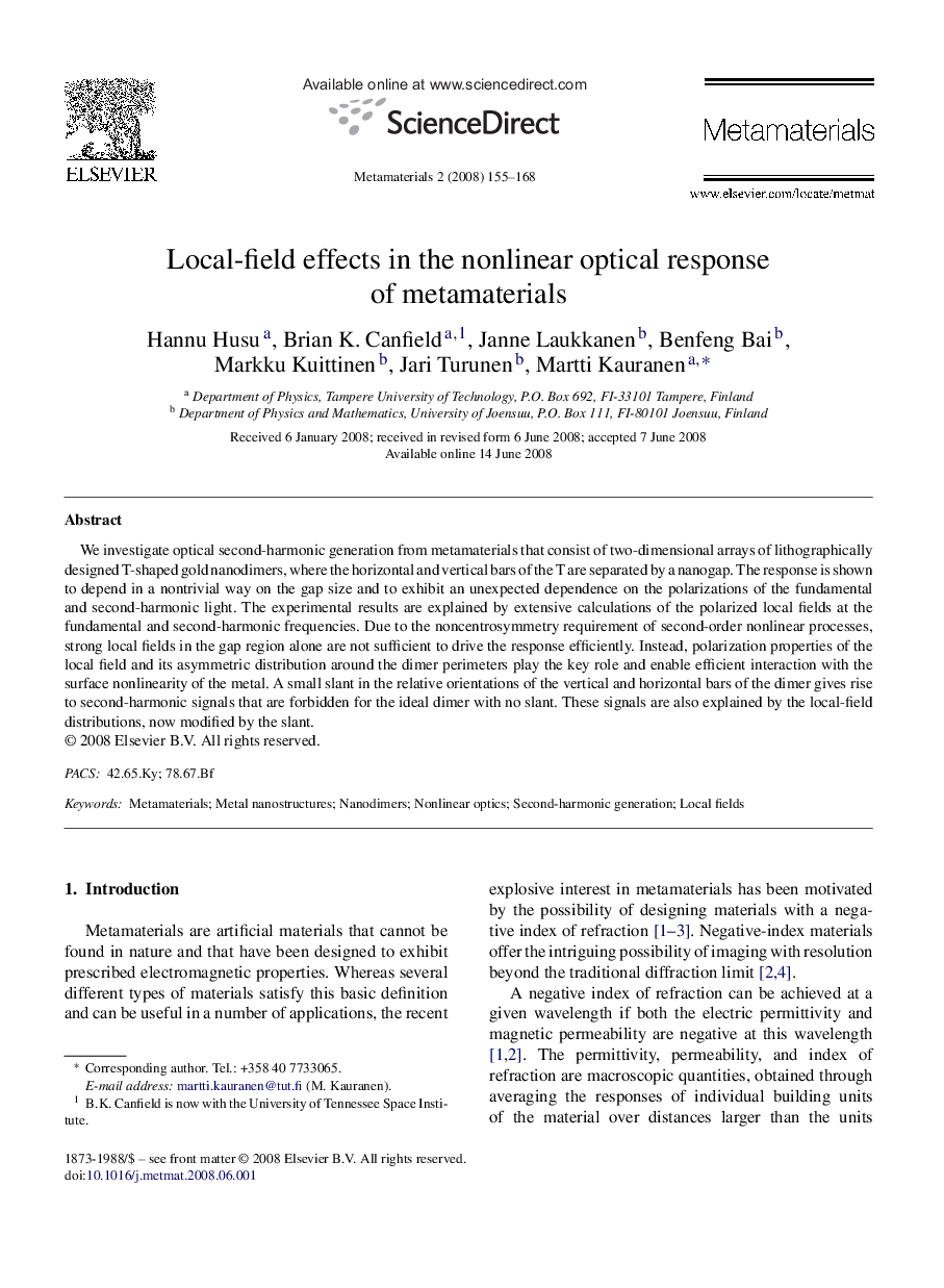 Local-field effects in the nonlinear optical response of metamaterials