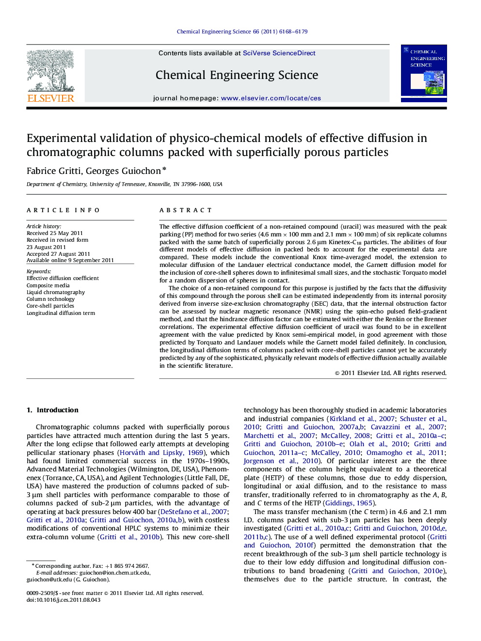 Experimental validation of physico-chemical models of effective diffusion in chromatographic columns packed with superficially porous particles