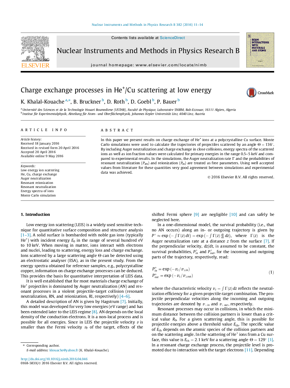 Charge exchange processes in He+/Cu scattering at low energy