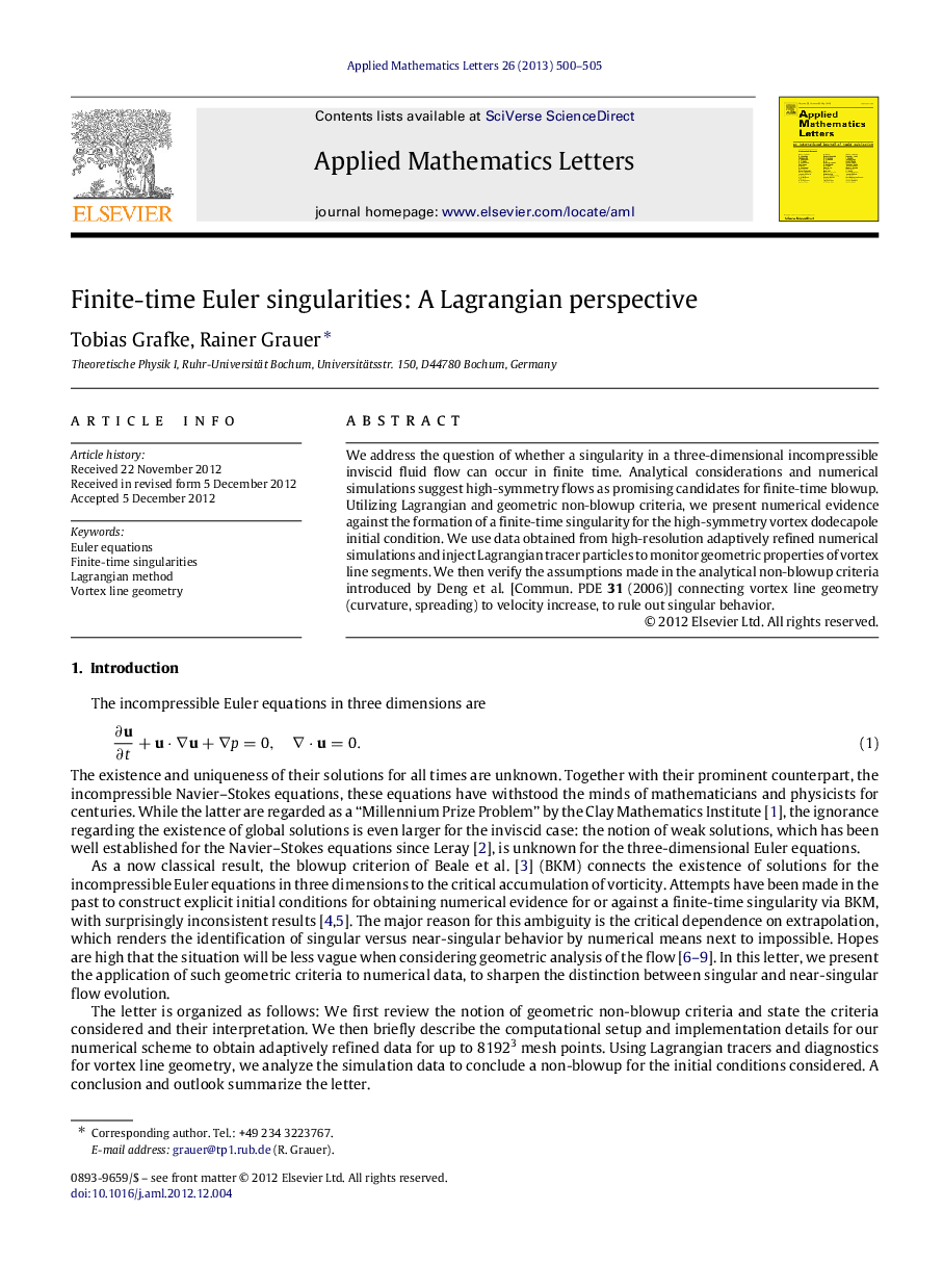 Finite-time Euler singularities: A Lagrangian perspective