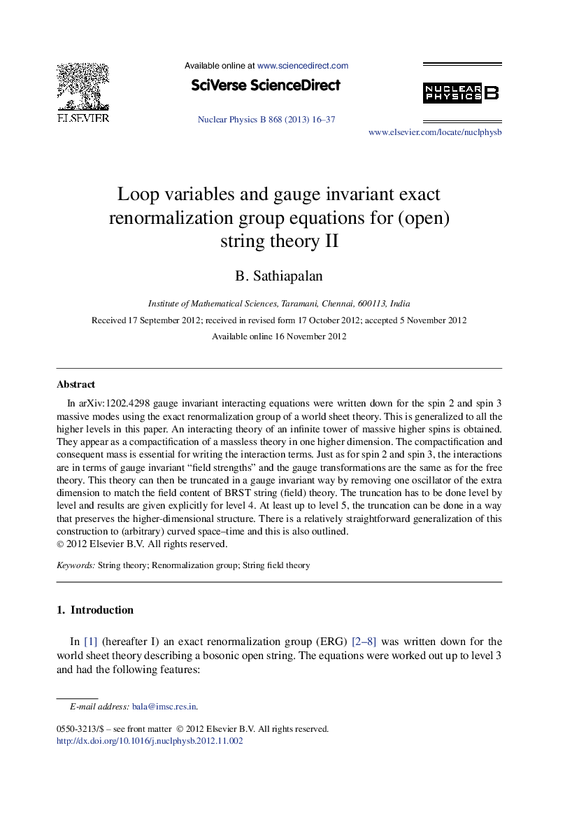Loop variables and gauge invariant exact renormalization group equations for (open) string theory II