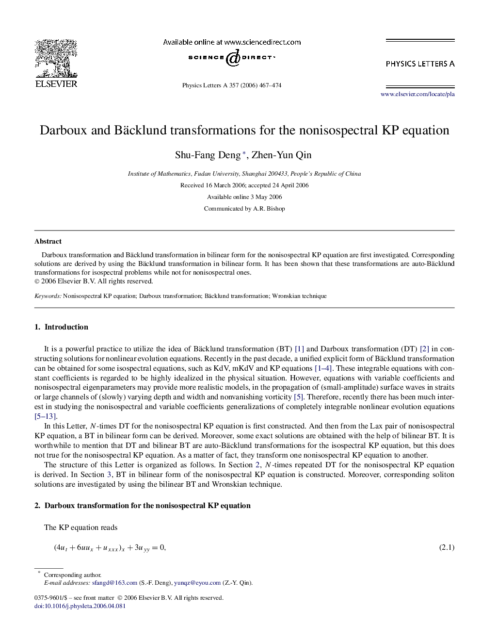 Darboux and Bäcklund transformations for the nonisospectral KP equation