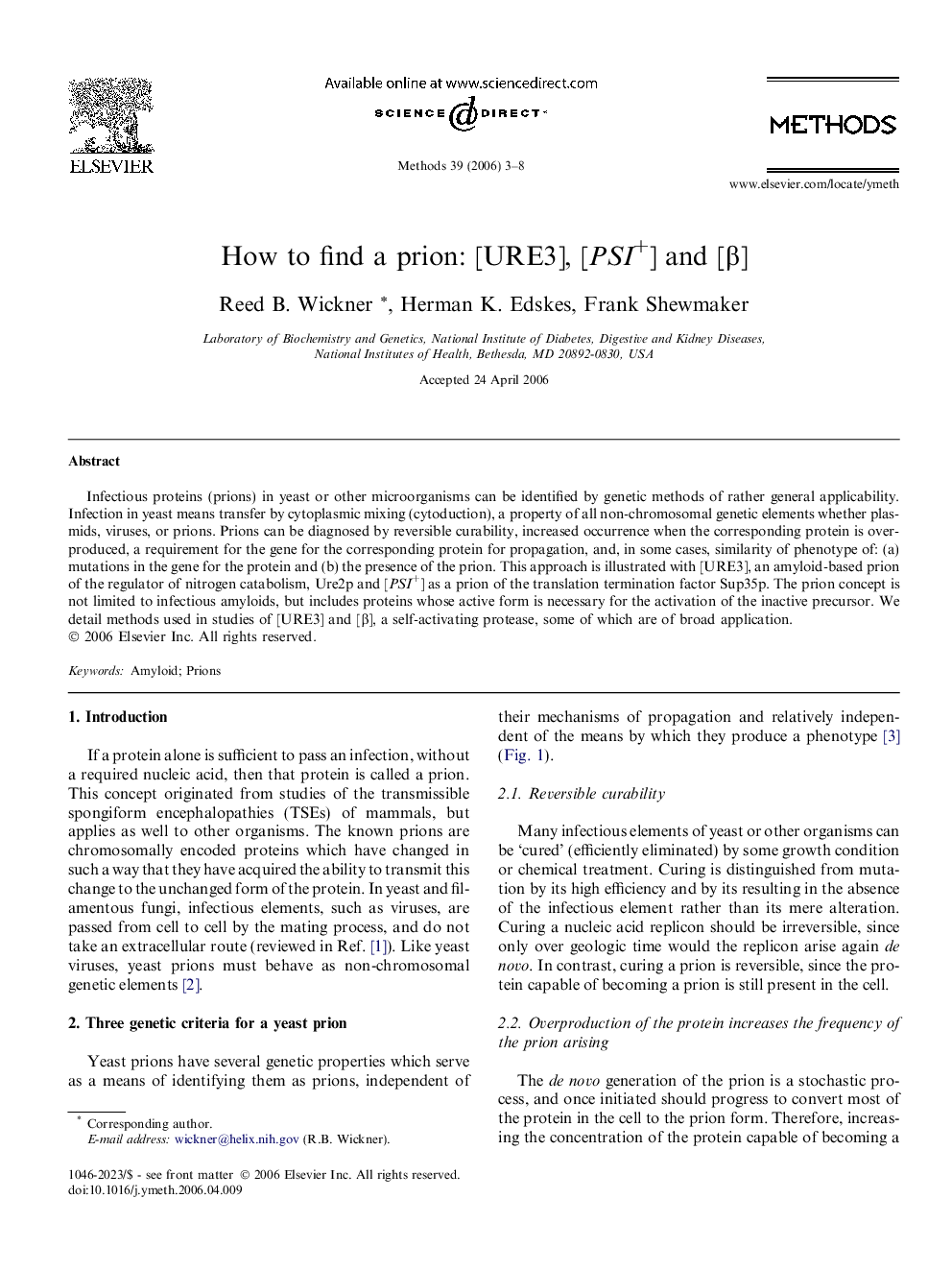 How to find a prion: [URE3], [PSI+] and [β]