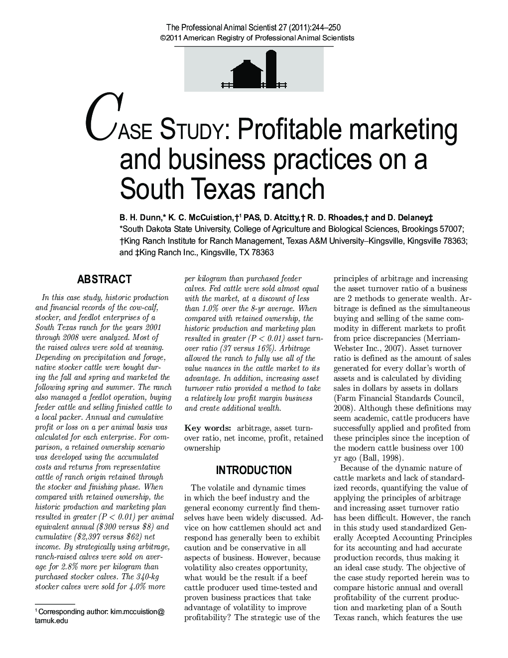 CASE STUDY: Profitable marketing and business practices on a South Texas ranch