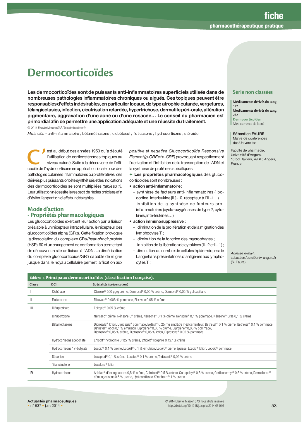 Dermocorticoïdes