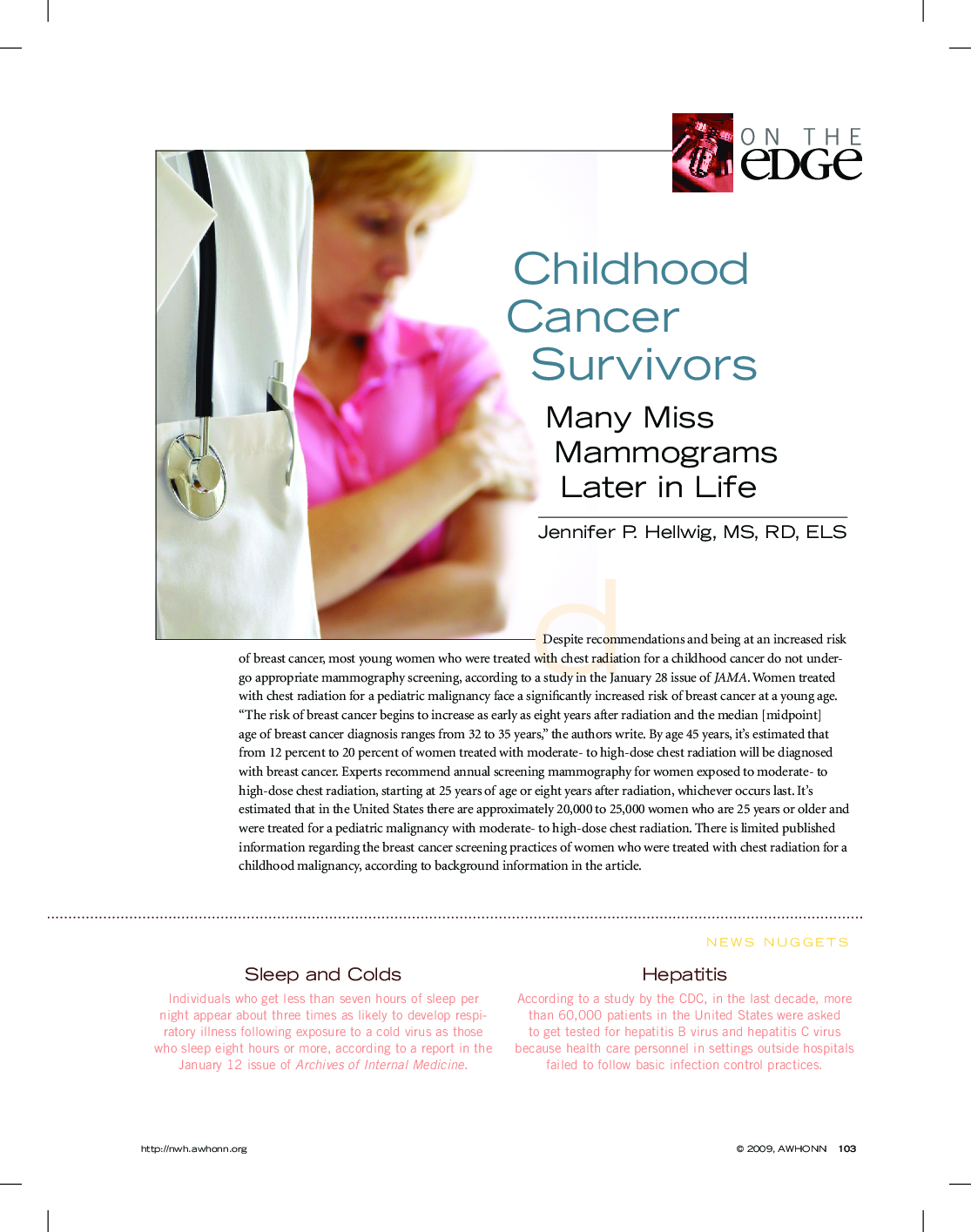 Childhood Cancer Survivors: Many Miss Mammograms Later in Life