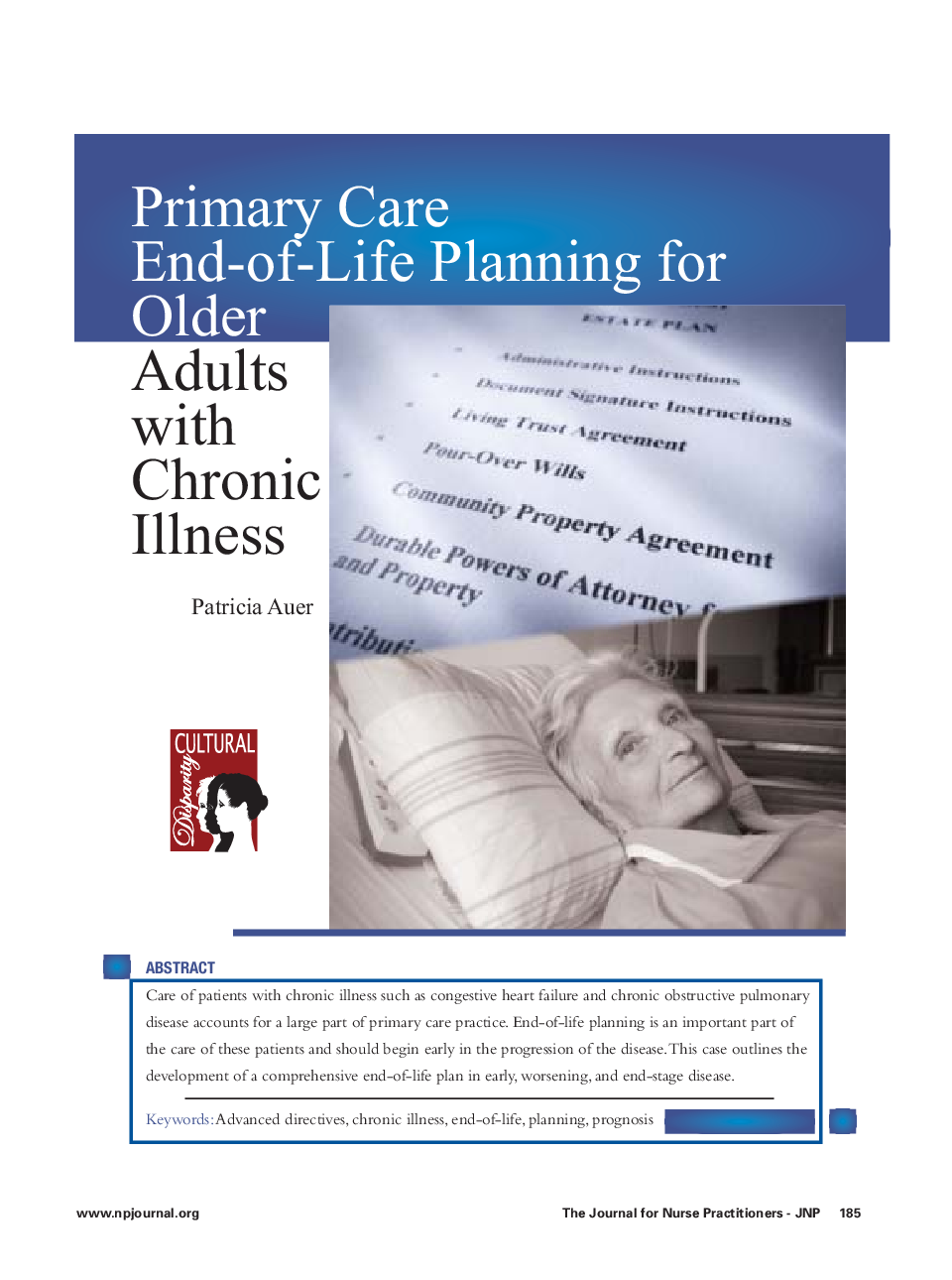 Primary Care End-of-Life Planning for Older: Adults with Chronic Illness