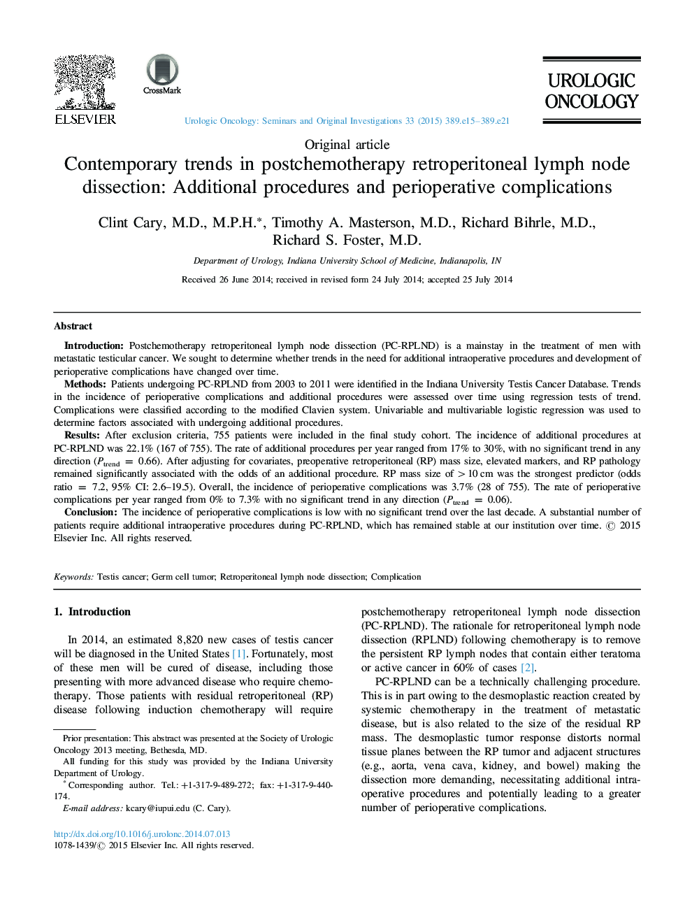 روند معاصر در تشخیص گره لنفاوی انتروپوریتون بعد از شیمیدرمانی: روشهای اضافی و عوارض احتیاطی 