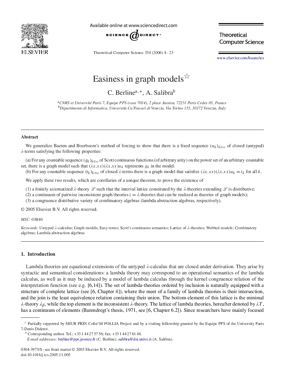 Easiness in graph models 