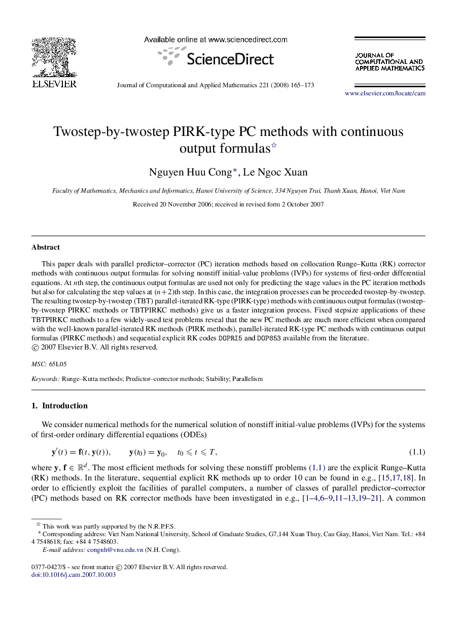 Twostep-by-twostep PIRK-type PC methods with continuous output formulas 