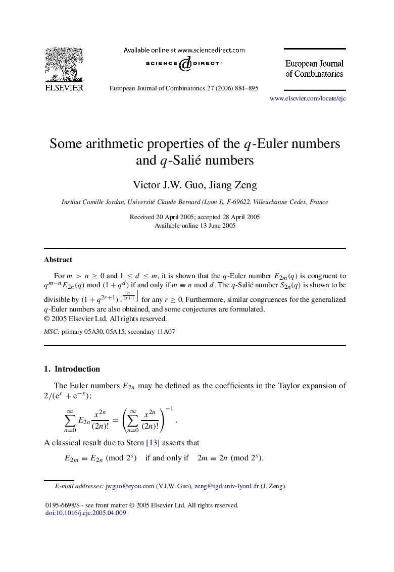 Some arithmetic properties of the qq-Euler numbers and qq-Salié numbers