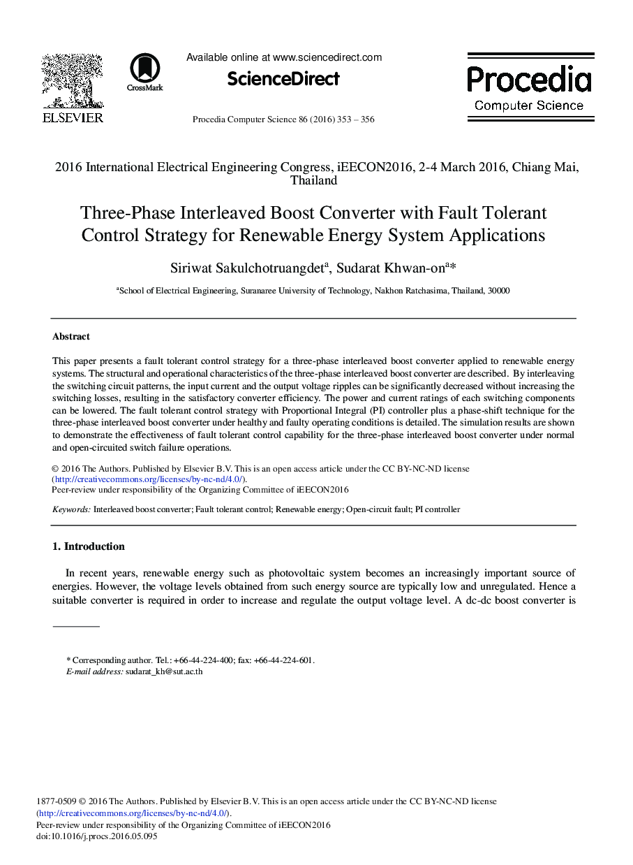 ترانسفورماتور تقویت سه فازی با استراتژی کنترل ضریب شکست برای برنامه های کاربردی سیستم های انرژی تجدیدپذیر