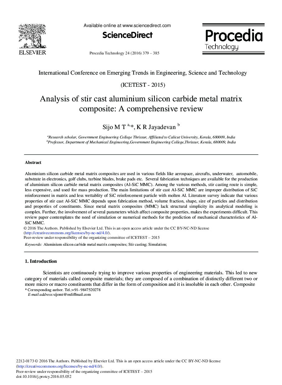 تجزیه و تحلیل ترکیب ماتریس سیلیکون کاربید آلومینیوم: یک بررسی جامع