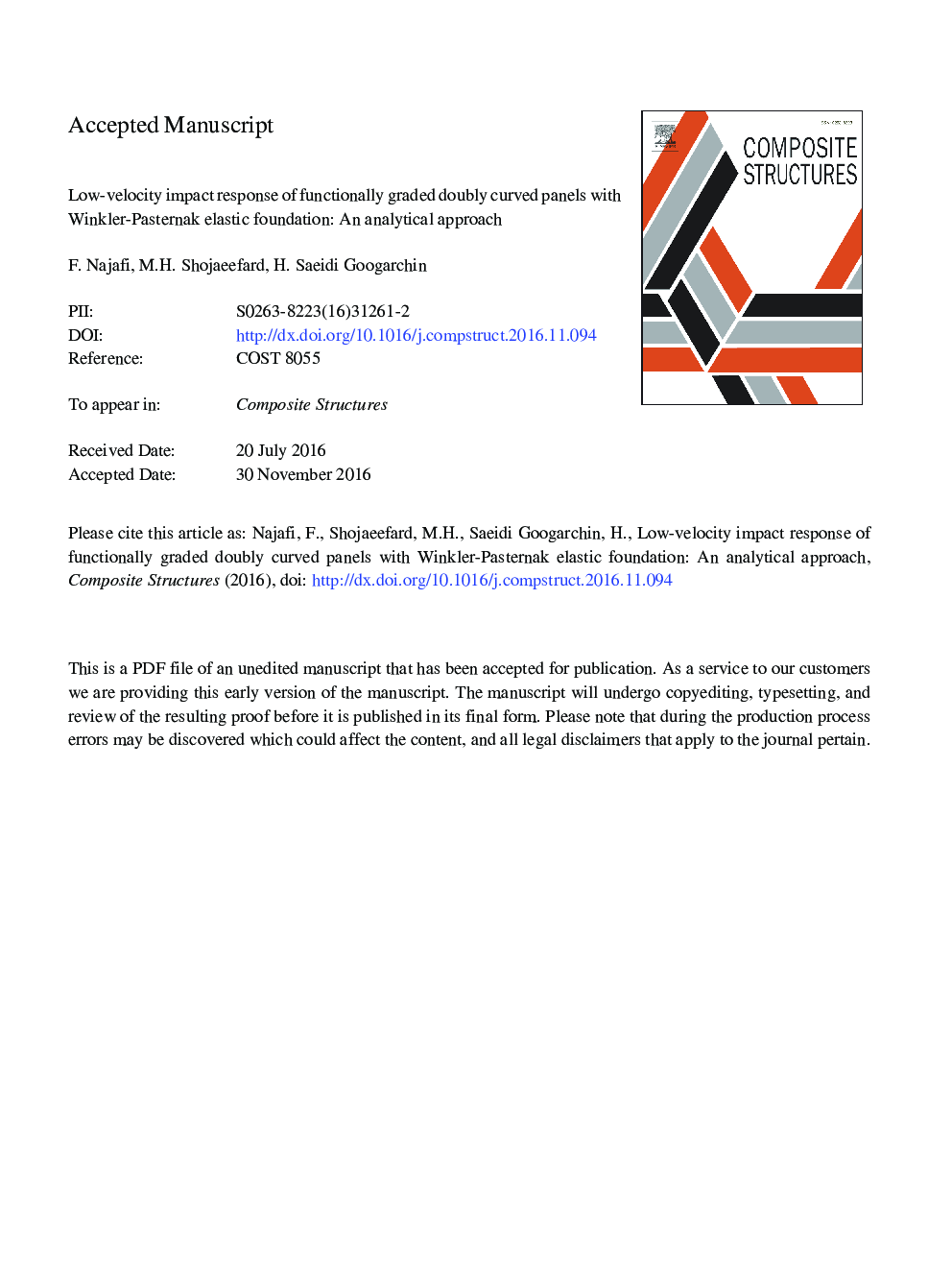 Low-velocity impact response of functionally graded doubly curved panels with Winkler-Pasternak elastic foundation: An analytical approach