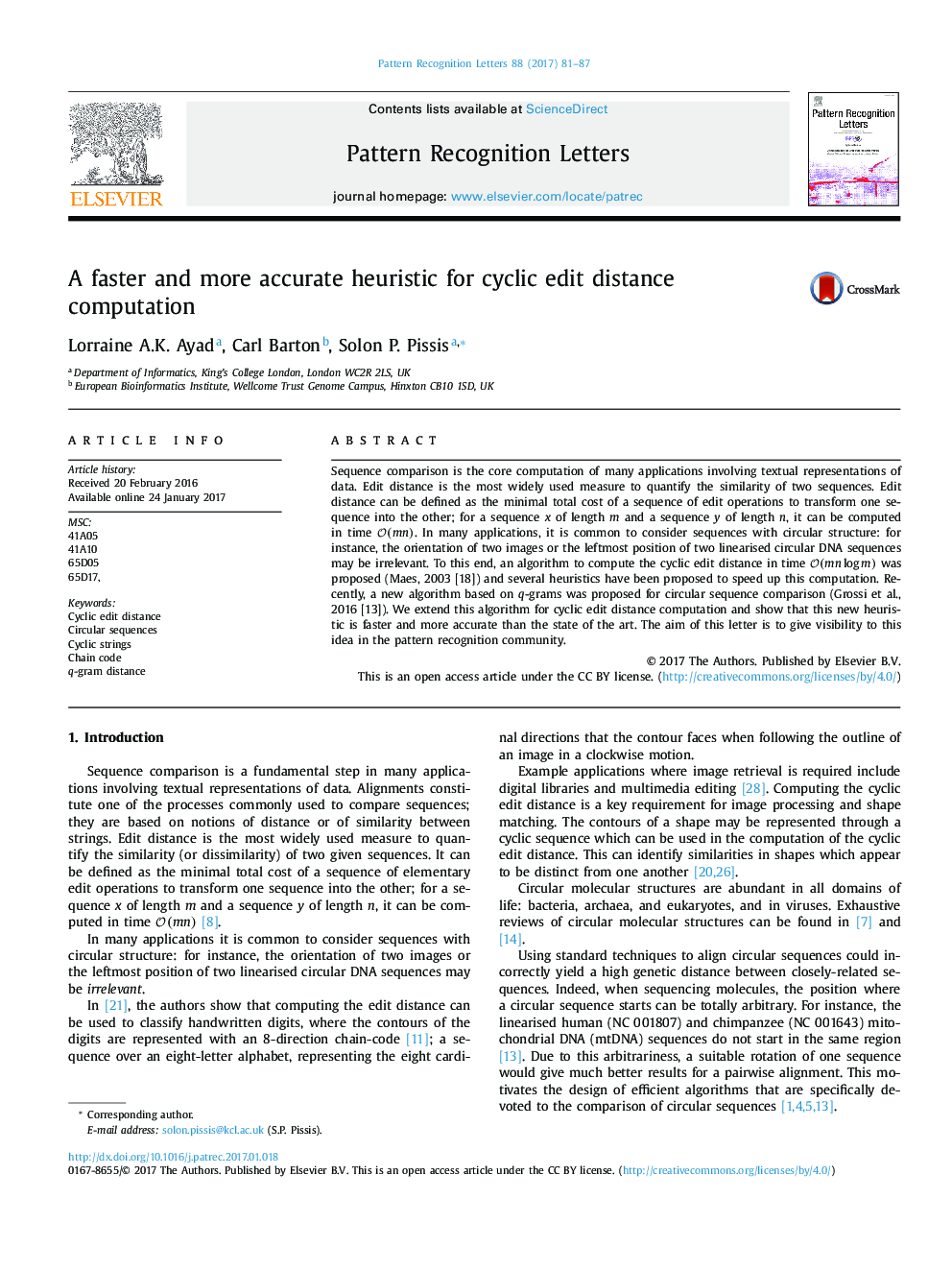 A faster and more accurate heuristic for cyclic edit distance computation