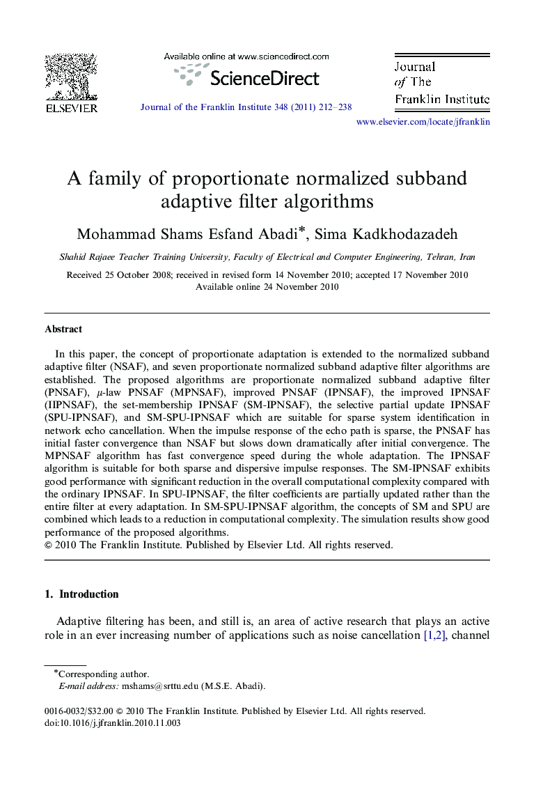 A family of proportionate normalized subband adaptive filter algorithms