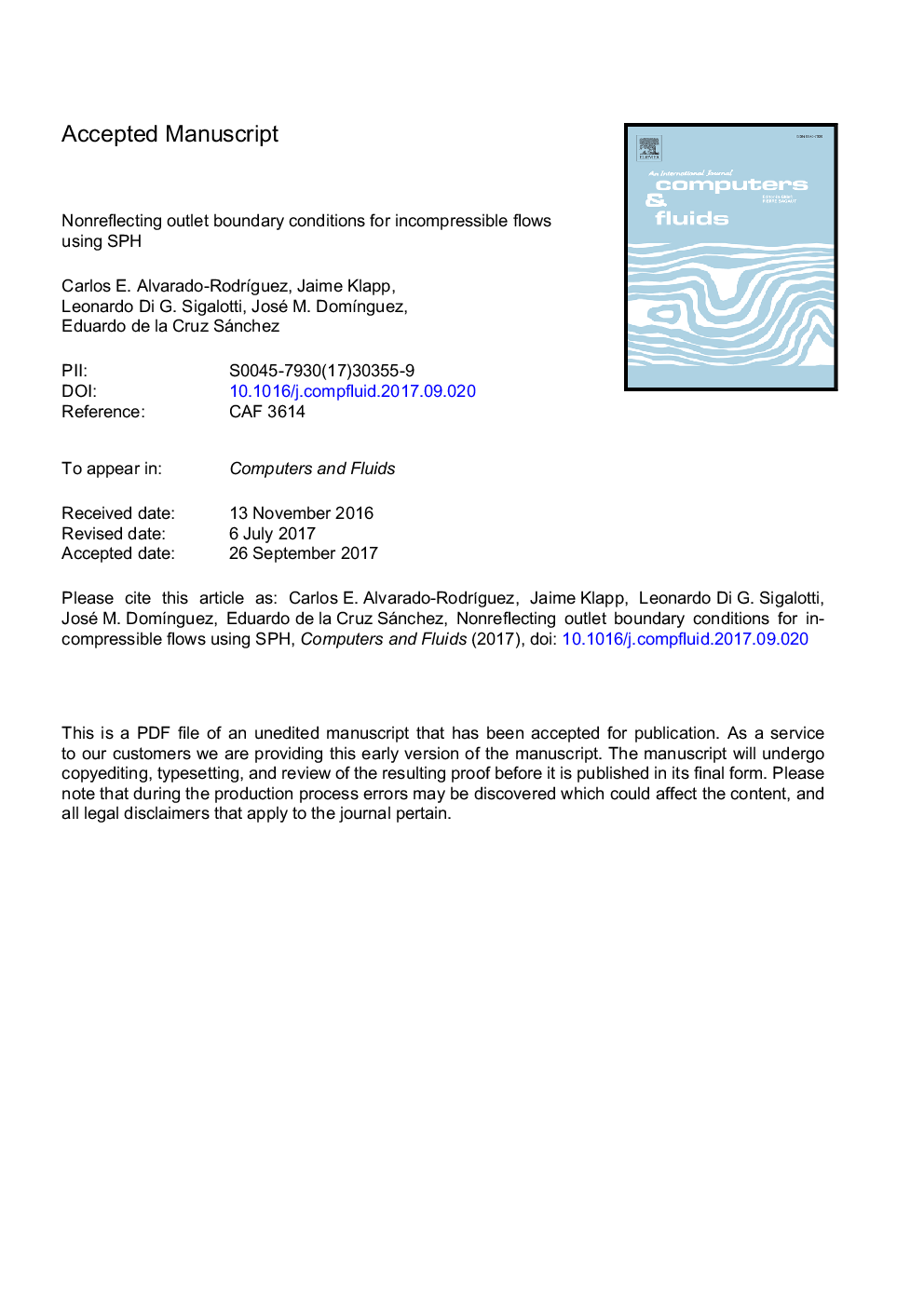 Nonreflecting outlet boundary conditions for incompressible flows using SPH