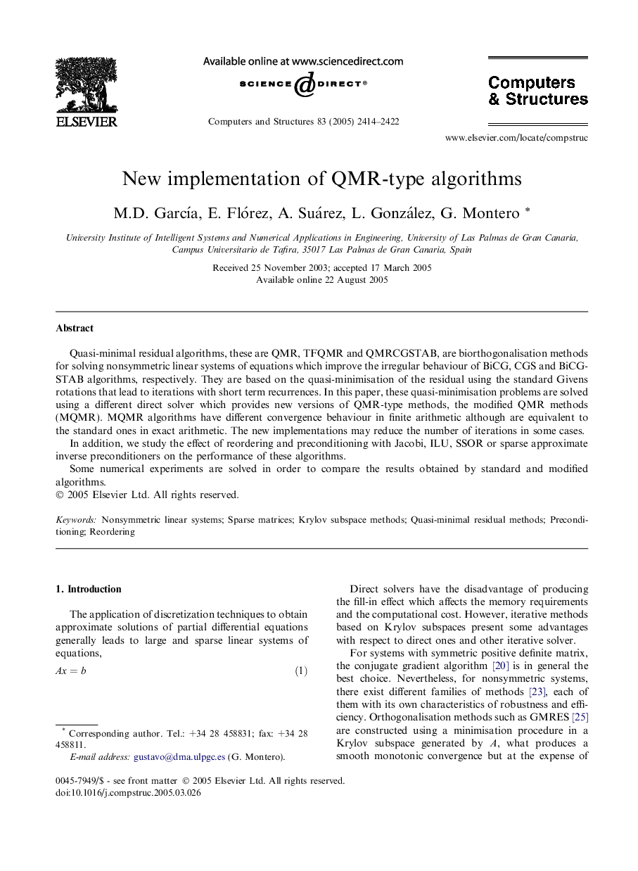 New implementation of QMR-type algorithms