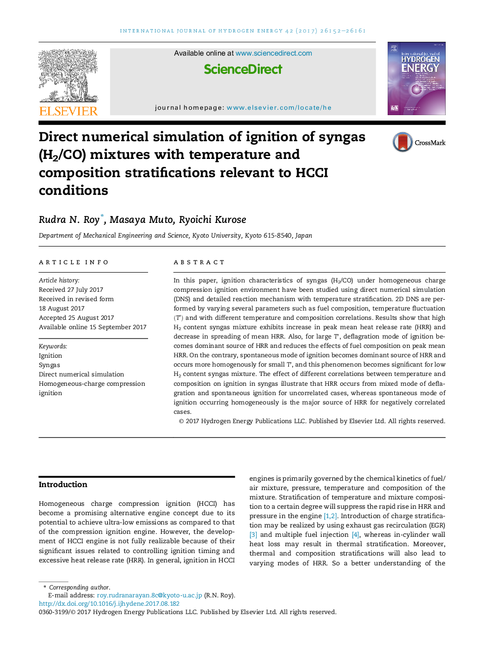 Direct numerical simulation of ignition of syngas (H2/CO) mixtures with temperature and composition stratifications relevant to HCCI conditions