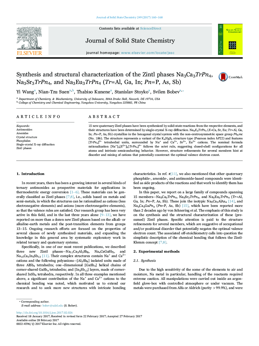 Synthesis and structural characterization of the Zintl phases Na3Ca3TrPn4, Na3Sr3TrPn4, and Na3Eu3TrPn4 (Tr=Al, Ga, In; Pn=P, As, Sb)
