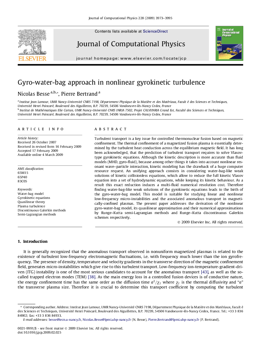 Gyro-water-bag approach in nonlinear gyrokinetic turbulence