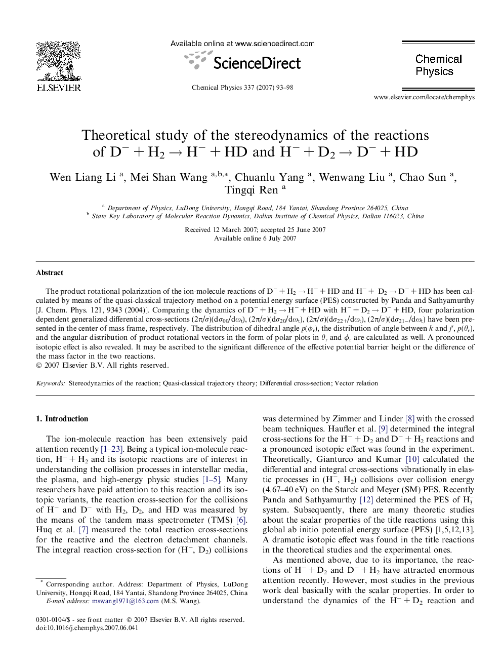 Theoretical study of the stereodynamics of the reactions of DâÂ +Â H2Â âÂ HâÂ +Â HD and HâÂ +Â D2Â âÂ DâÂ +Â HD