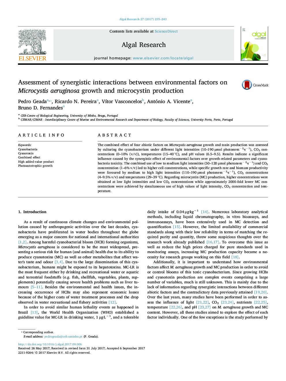 ارزیابی اثرات متقابل همبستگی بین عوامل محیطی بر رشد میکروزیستی آئروژینوزا و تولید میکرو سستین 
