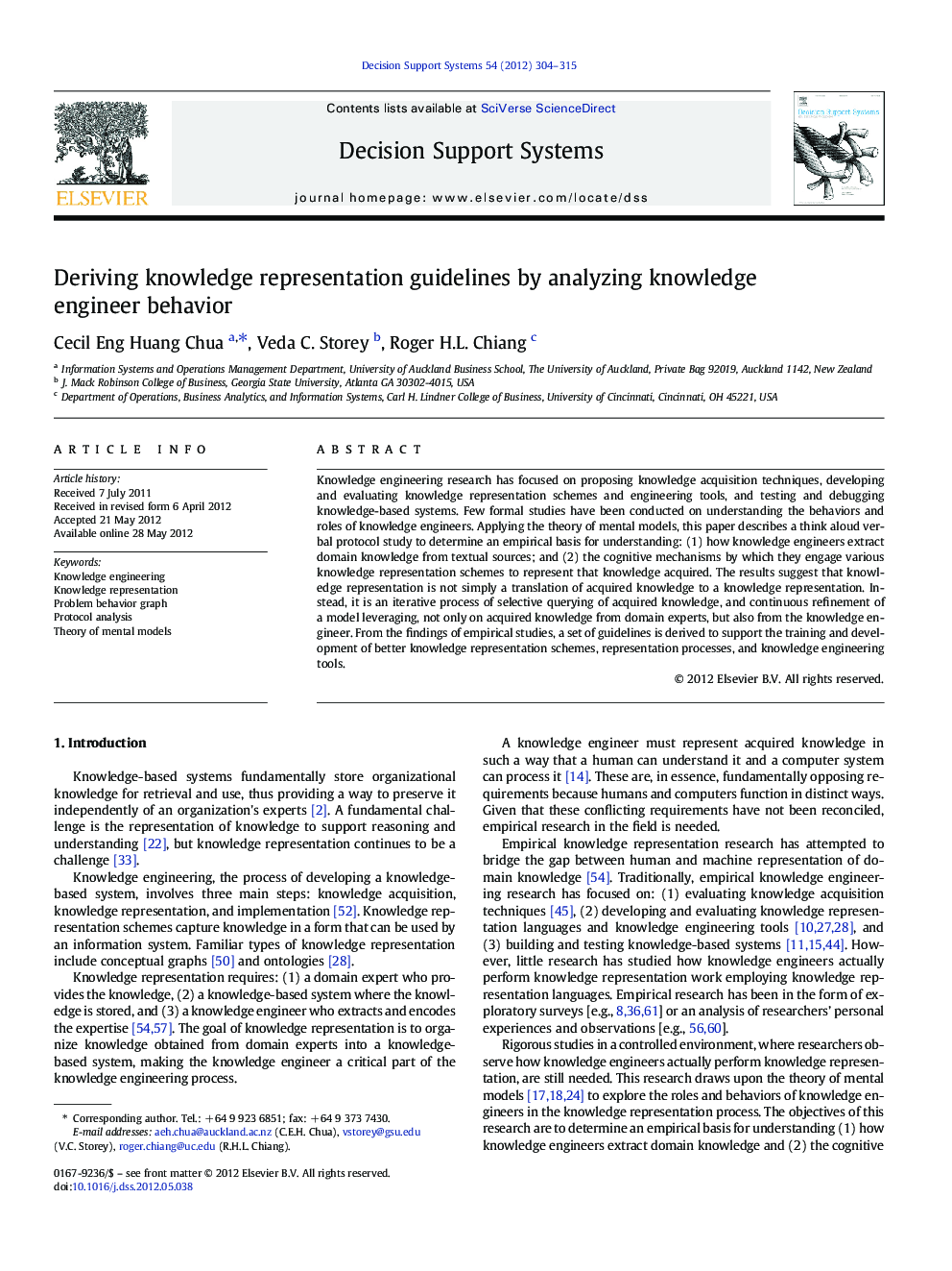 Deriving knowledge representation guidelines by analyzing knowledge engineer behavior