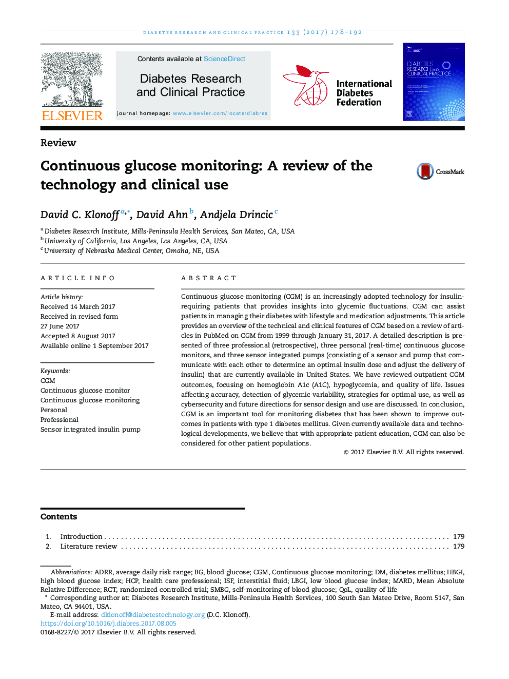 نظارت مستقیم بر قند: بررسی تکنولوژی و استفاده بالینی 