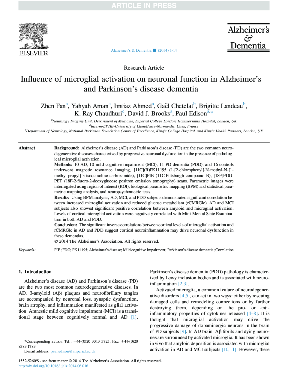 تأثیر فعال سازی میکروگلایلیس بر عملکرد عضلانی در بیماری آلزایمر و بیماری پارکینسون دمانس 