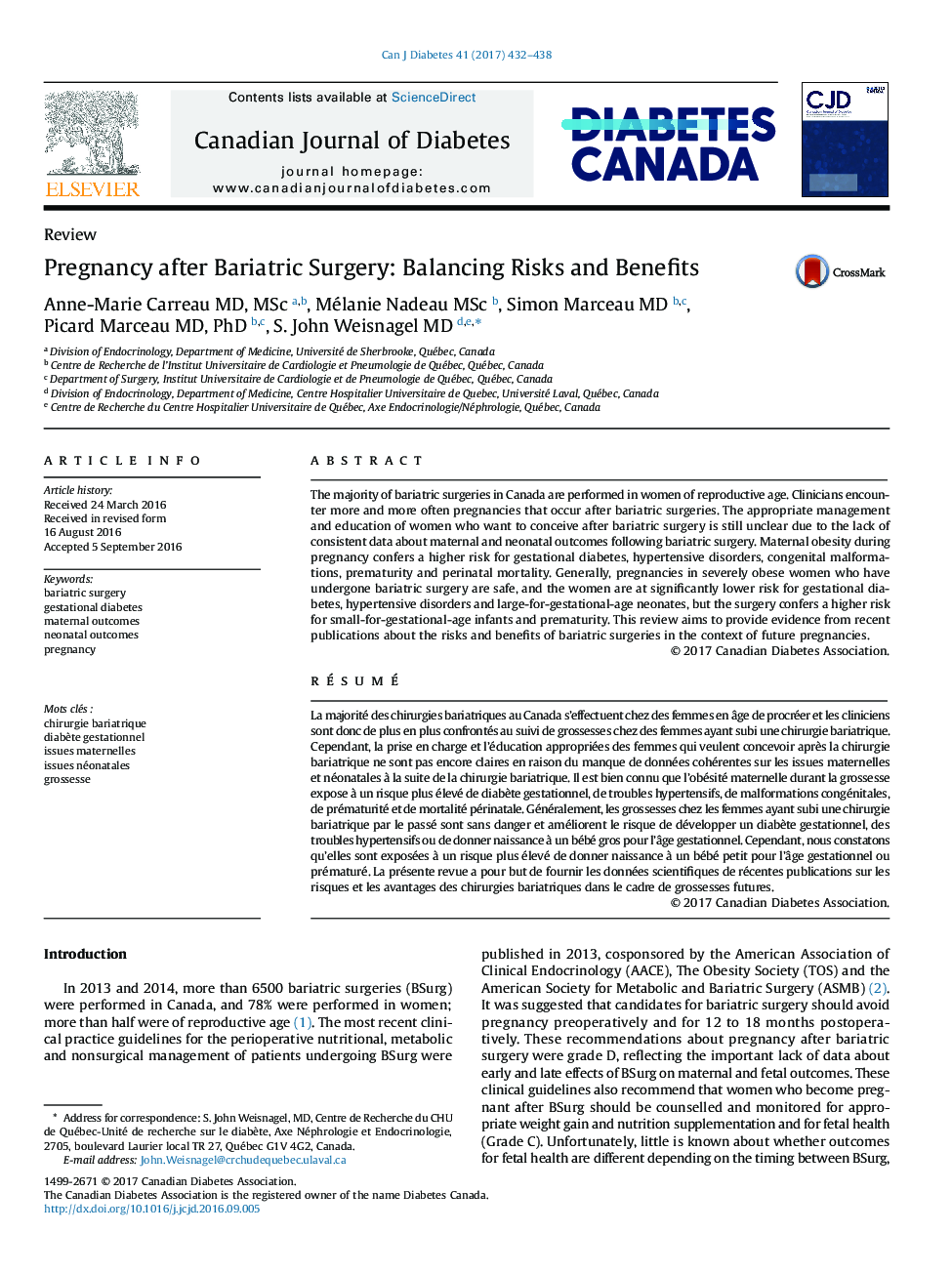 Pregnancy after Bariatric Surgery: Balancing Risks and Benefits