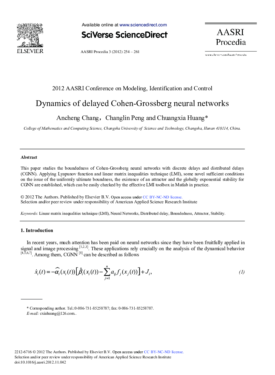 Dynamics of Delayed Cohen-Grossberg Neural Networks 
