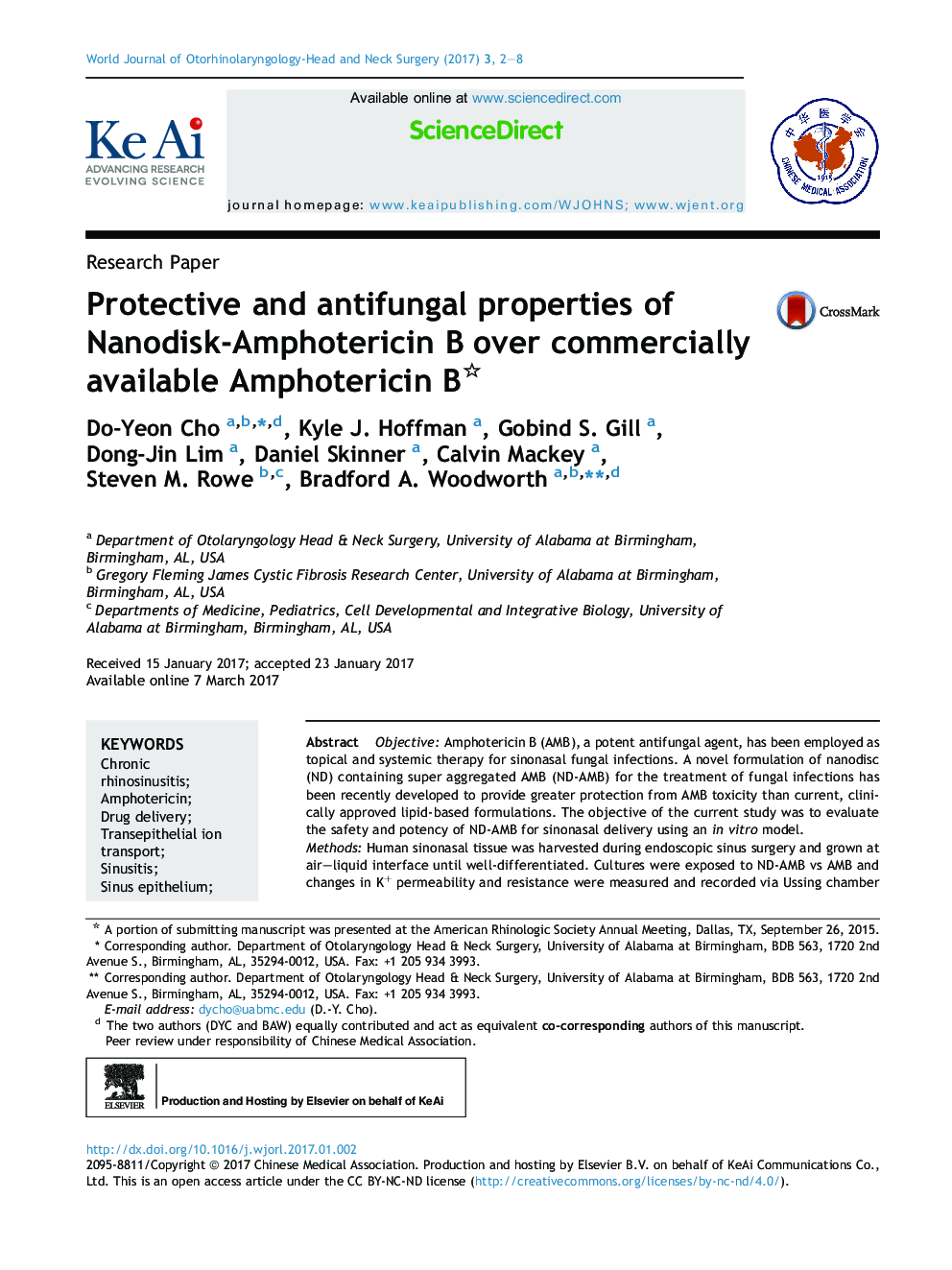 Protective and antifungal properties of Nanodisk-Amphotericin B over commercially available Amphotericin B