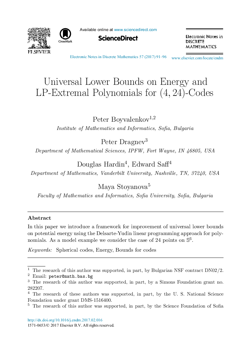 Universal Lower Bounds on Energy and LP-Extremal Polynomials for (4, 24)-Codes